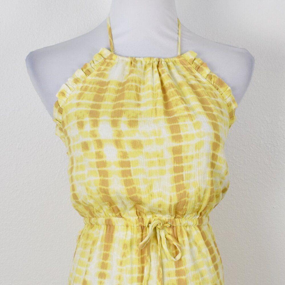 Majorelle Baker Halter Dress Tie Dye Yellow - XS - Picture 2 of 10